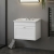 Nuie Classique Wall Hung 1-Drawer Vanity Unit with Traditional Basin 600mm Wide Satin White - 3 Tap Hole