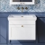 Classique 600mm 1-Drawer Wall Hung Vanity Unit with Fireclay Basin | Thumbnail Image