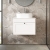 Classique 600mm 1-Drawer Wall Hung Vanity Unit with Countertop | Thumbnail Image