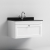 Classique 800mm 1-Drawer Wall Hung Vanity Unit with Marble Top Basin