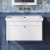 Classique 800mm 1-Drawer Wall Hung Vanity Unit with Fireclay Basin | Thumbnail Image