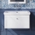 Classique 800mm 1-Drawer Wall Hung Vanity Unit with Fireclay Basin | Thumbnail Image