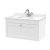 Classique 800mm 1-Drawer Wall Hung Vanity Unit with Marble Top Basin