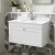 Classique 800mm 1-Drawer Wall Hung Vanity Unit with Marble Top Basin