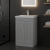 Nuie Classique Floor Standing 2-Door Vanity Unit with Basin-1 500mm Wide - Satin Grey