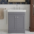 Classique 600mm 2-Door Floor Standing Vanity Unit with Fireclay Basin