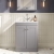 Classique 600mm 2-Door Floor Standing Vanity Unit with Stone Basin | Thumbnail Image