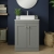 Classique 600mm 2-Door Floor Standing Vanity Unit with Countertop | Thumbnail Image