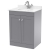 Classique 600mm 2-Door Floor Standing Vanity Unit with Marble Top Basin