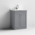 Classique 600mm 2-Door Floor Standing Vanity Unit with Marble Top Basin