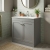 Nuie Classique Floor Standing 2-Door Vanity Unit with 1TH Stone Basin 800mm Wide - Satin Grey | Thumbnail Image