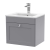 Nuie Classique Wall Hung 1-Drawer Vanity Unit with Basin-2 500mm Wide - Satin Grey