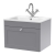 Nuie Classique Wall Hung 1-Drawer Vanity Unit with 1TH Stone Basin 600mm Wide - Satin Grey | Thumbnail Image
