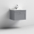 Classique 600mm 1-Drawer Wall Hung Vanity Unit with Marble Top Basin