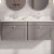 Classique 1200mm 2-Drawer Wall Hung Vanity Unit with Twin Marble Top Basin | Thumbnail Image