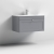 Classique 800mm 1-Drawer Wall Hung Vanity Unit with Ceramic Basin