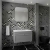 Nuie Classique Wall Hung 1-Drawer Vanity Unit with 1TH Minimalist Basin 800mm Wide - Satin Grey | Thumbnail Image
