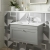 Classique 800mm 1-Drawer Wall Hung Vanity Unit with Ceramic Basin