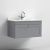 Classique 800mm 1-Drawer Wall Hung Vanity Unit with Marble Top Basin