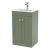 Nuie Classique Floor Standing 2-Door Vanity Unit with Basin-2 500mm Wide - Satin Green