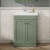 Nuie Classique Floor Standing 2-Door Vanity Unit with Basin 600mm Wide Satin Green - 1 Tap Hole | Thumbnail Image