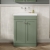 Nuie Classique Floor Standing 2-Door Vanity Unit with 0TH Contemporary Basin 600mm Wide - Satin Green | Thumbnail Image