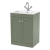 Nuie Classique Floor Standing 2-Door Vanity Unit with 1TH Mineral Cast Resin Basin 600mm Wide - Satin Green | Thumbnail Image