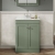 Classique 600mm 2-Door Floor Standing Vanity Unit with Marble Top Basin | Thumbnail Image