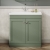 Nuie Classique Floor Standing 2-Door Vanity Unit with 1TH Thin-Edge Basin 800mm Wide - Satin Green | Thumbnail Image