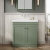 Classique 800mm 2-Door Floor Standing Vanity Unit with Fireclay Basin | Thumbnail Image