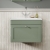 Classique 600mm 1-Drawer Wall Hung Vanity Unit with Ceramic Basin | Thumbnail Image