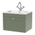 Classique 600mm 1-Drawer Wall Hung Vanity Unit with Stone Basin