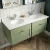 Classique 1200mm 2-Drawer Wall Hung Vanity Unit with Twin Marble Top Basin