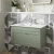 Classique 800mm 1-Drawer Wall Hung Vanity Unit with Ceramic Basin