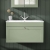 Classique 800mm 1-Drawer Wall Hung Vanity Unit with Stone Basin | Thumbnail Image