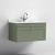 Classique 800mm 1-Drawer Wall Hung Vanity Unit with Marble Top Basin