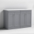 Classique 1200mm 4-Door Floor Standing Vanity Unit with Countertop