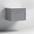 Classique 600mm 1-Drawer Wall Hung Vanity Unit with Countertop