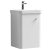 Nuie Core Wall Hung 1-Door Vanity Unit with Thin Edge Basin 400mm Wide - Gloss White