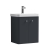 Nuie Core Wall Hung 2-Door Vanity Unit with Thin Edge Basin 500mm Wide - Satin Anthracite