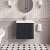 Nuie Core Wall Hung 2-Door Vanity Unit with Thin Edge Basin 600mm Wide - Satin Anthracite | Thumbnail Image