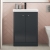 Nuie Core Floor Standing 2-Door Vanity Unit with Thin Edge Basin 600mm Wide - Satin Anthracite