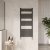 Nuie Straight Heated Towel Rail 1150mm H x 500mm W - Anthracite | Thumbnail Image