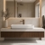 Nuie Cyprus Fluted Mono Basin Mixer Tap with Push Button Waste - Brushed Bronze | Thumbnail Image