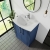 Nuie Deco Floor Standing 2-Door Vanity Unit with Basin-4 600mm Wide - Satin Anthracite