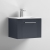 Nuie Deco Wall Hung 1-Drawer Vanity Unit with Basin-2 500mm Wide - Satin Anthracite