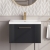 Nuie Deco Wall Hung 1-Drawer Vanity Unit with Basin-1 600mm Wide - Satin Anthracite