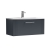 Nuie Deco Wall Hung 1-Drawer Vanity Unit with Basin-4 800mm Wide - Satin Anthracite