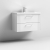 Nuie Deco Wall Hung 2-Drawer Vanity Unit with Basin-3 800mm Wide - Satin White