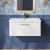 Nuie Deco Wall Hung 1-Drawer Vanity Unit with Basin-3 800mm Wide - Satin White | Thumbnail Image